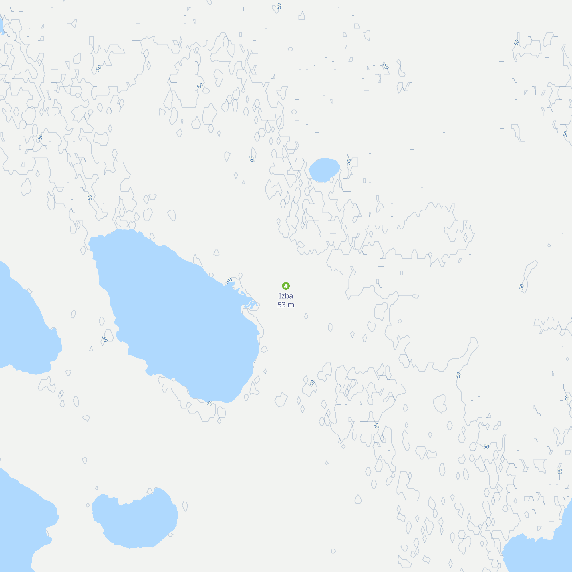 Izba map