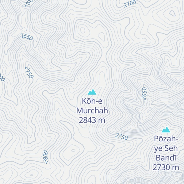 Map of Kōh-e Murchah