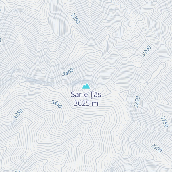Map of Sar-e Ţās