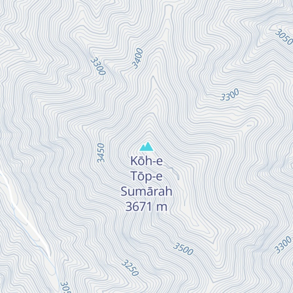 Map of Kōh-e Tōp-e Sumārah