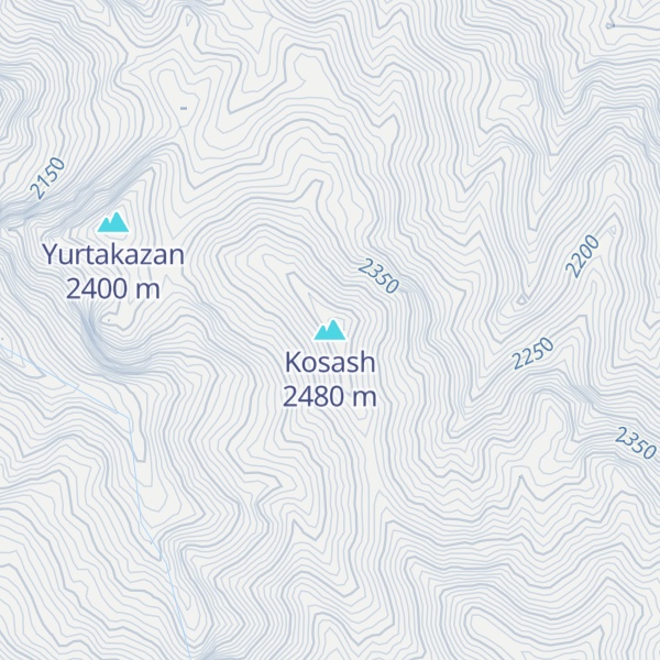 Map of Kosash