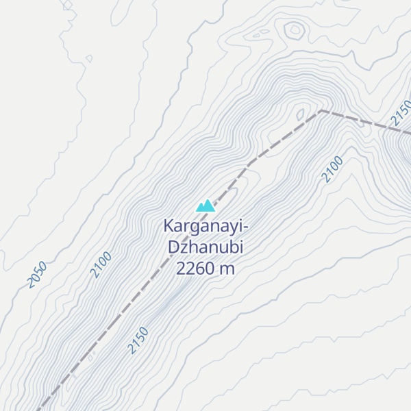 Map of Karganayi-Dzhanubi