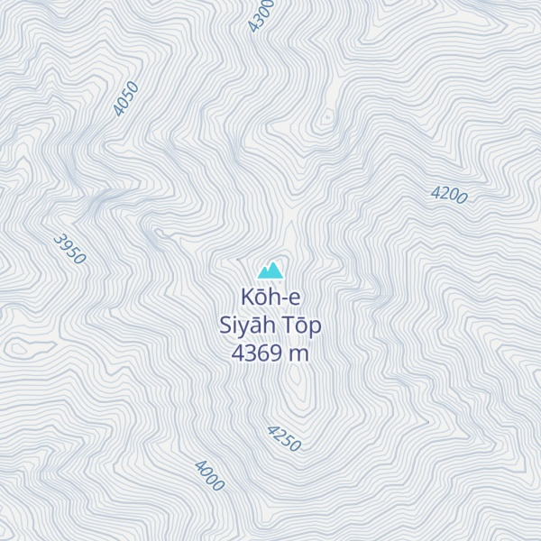 Map of Kōh-e Siyāh Tōp