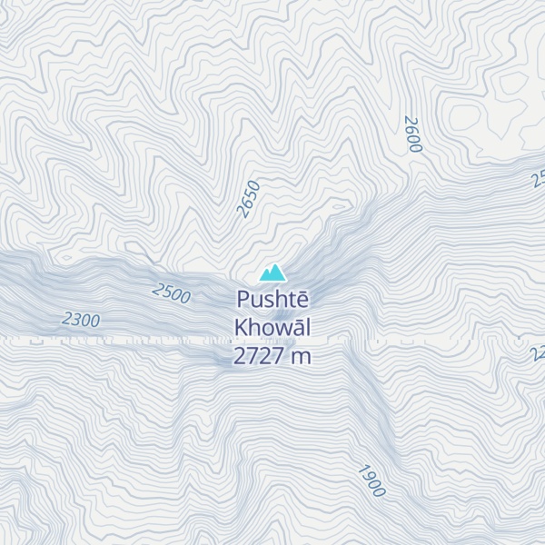 Map of Pushtē Khowāl