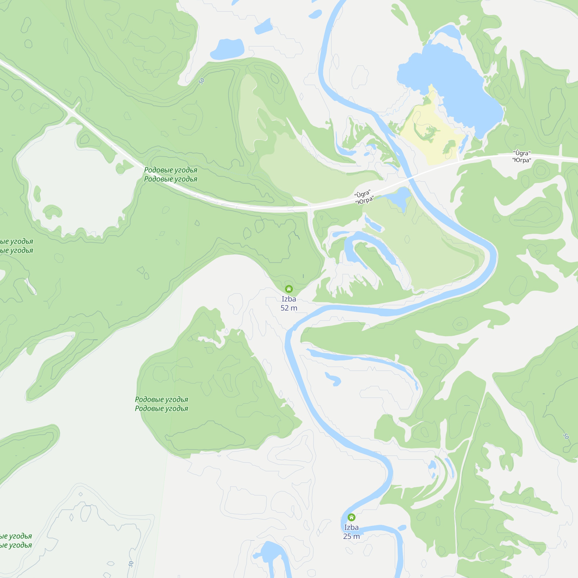 Izba map