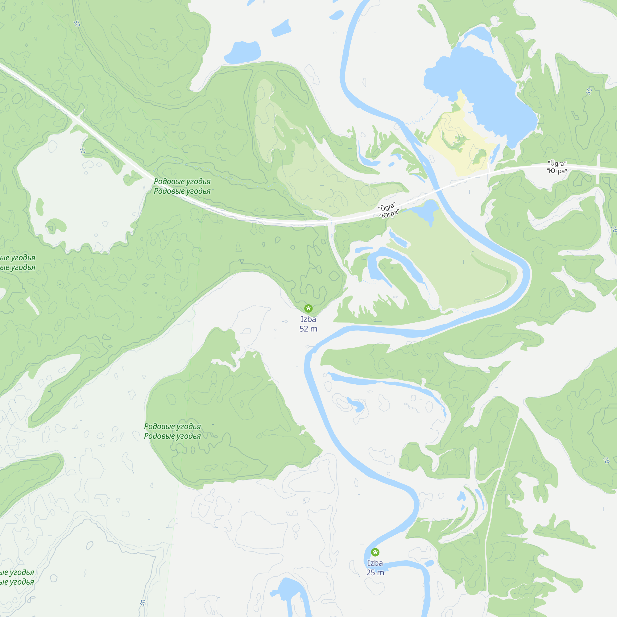 Izba map