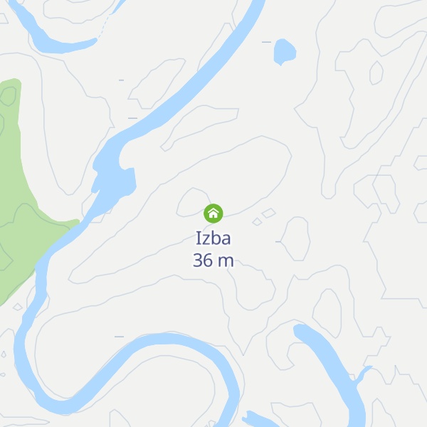 Map of Izba