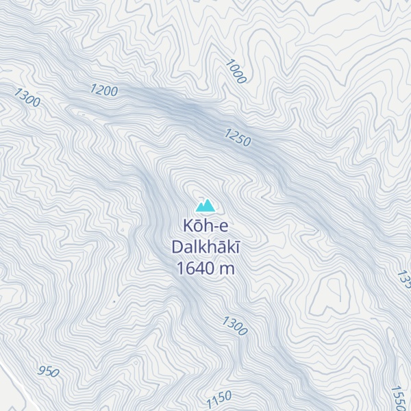 Map of Kōh-e Dalkhākī