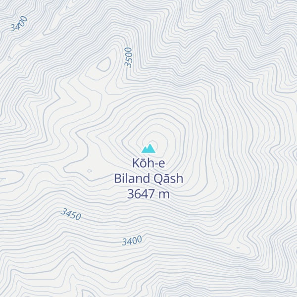Map of Kōh-e Biland Qāsh