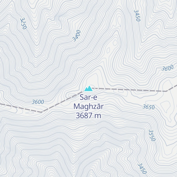 Map of Sar-e Maghzār