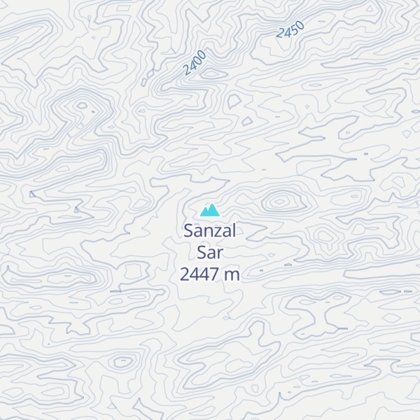 Map of Sanzal Sar