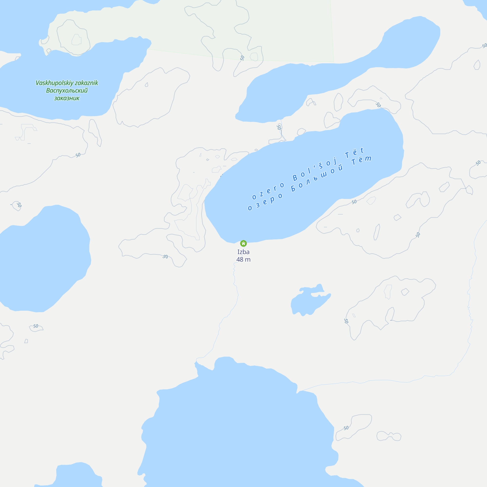 Izba map