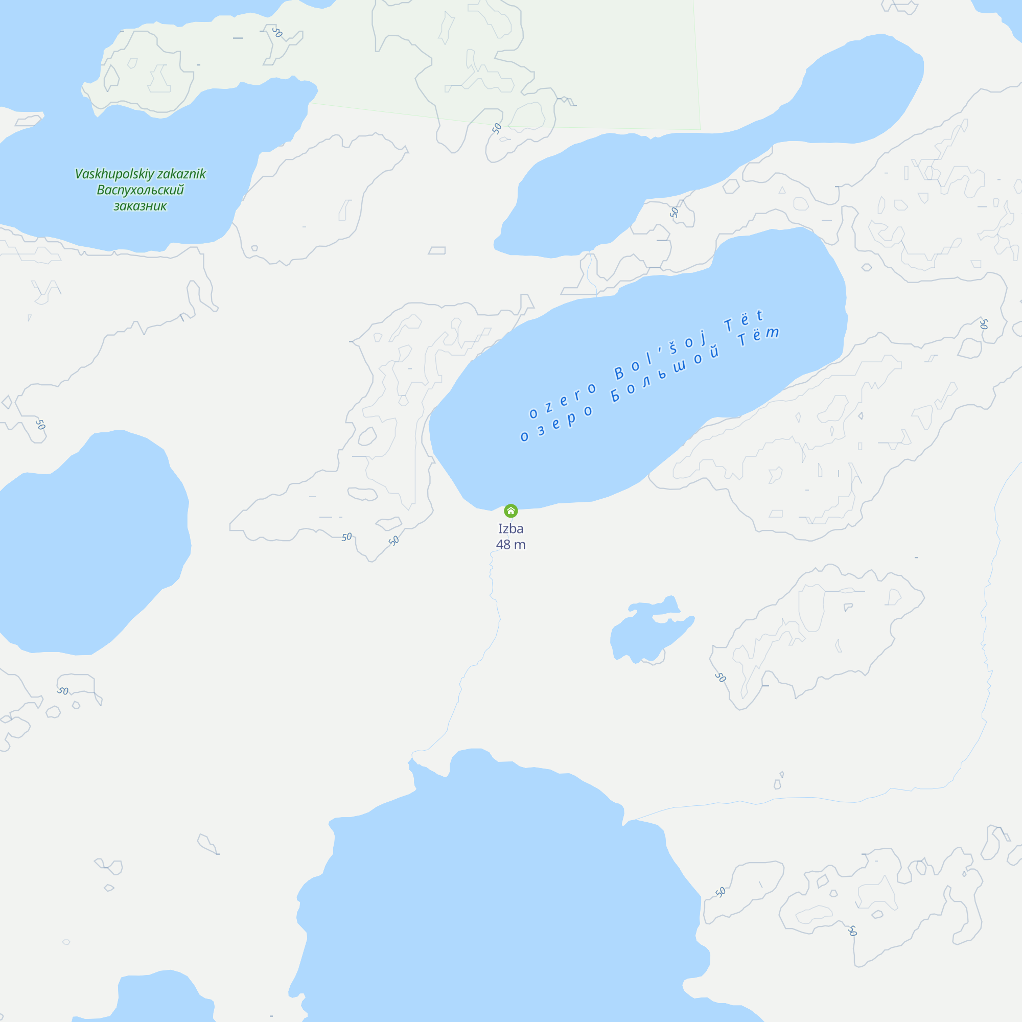 Izba map