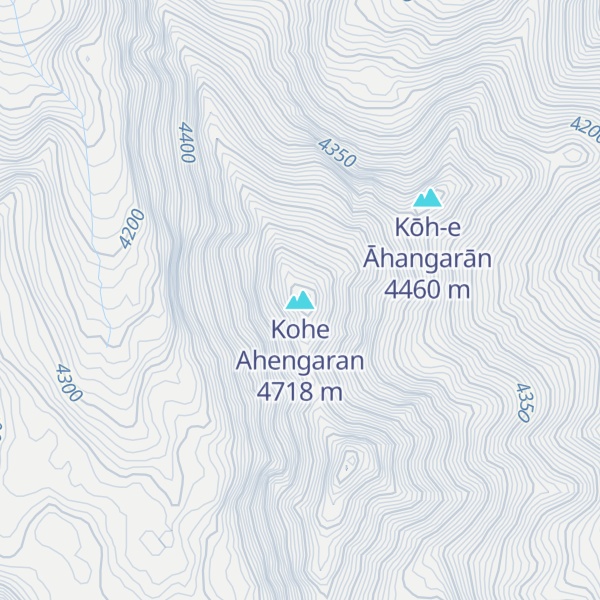 Map of Kohe Ahengaran