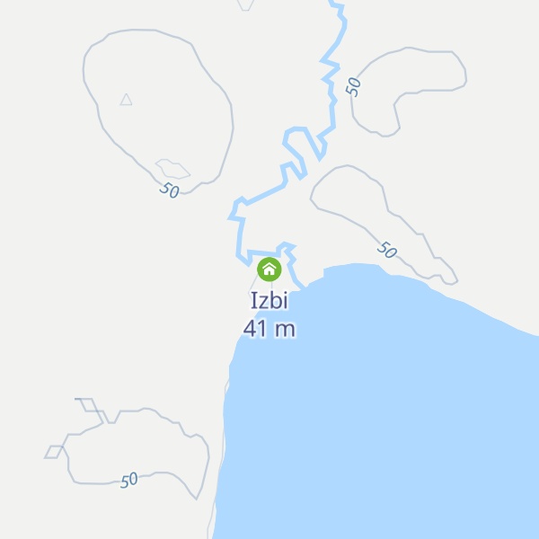 Map of Izbi