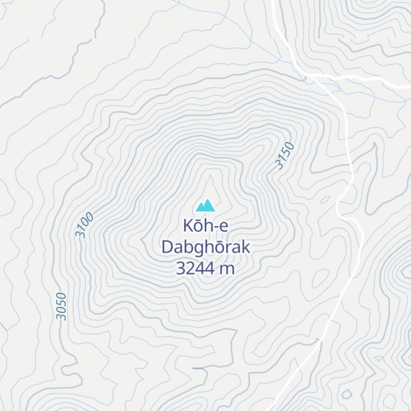 Map of Kōh-e Dabghōrak