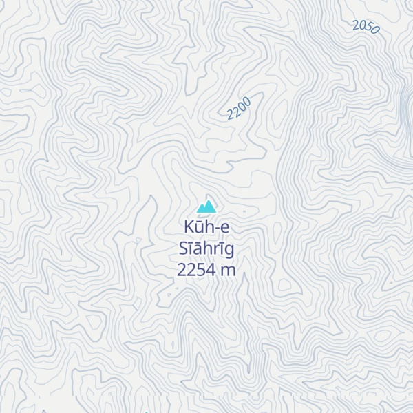 Map of Kūh-e Sīāhrīg