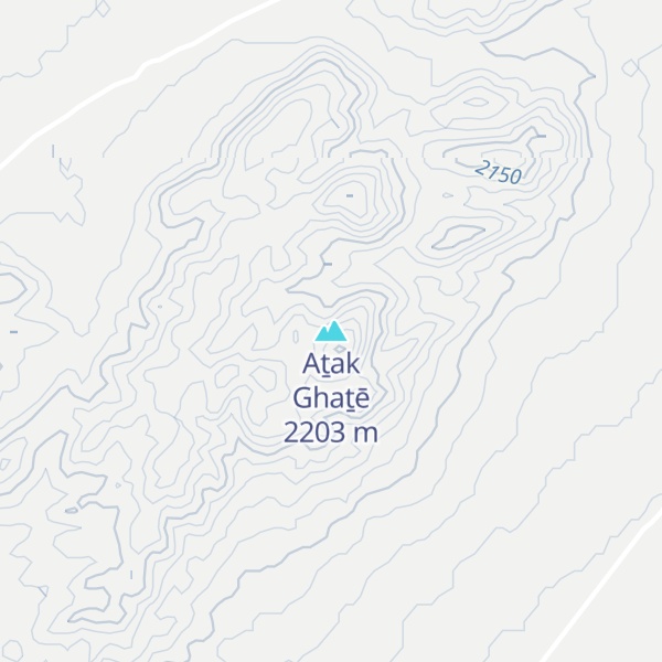 Map of Aṯak Ghaṯē