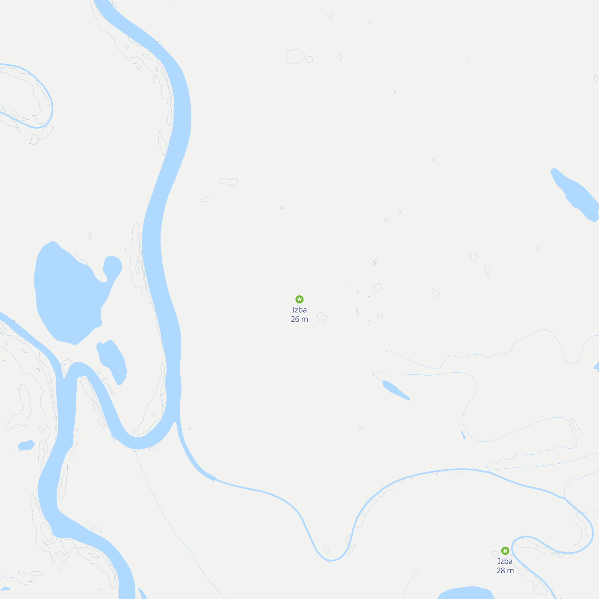 Izba map