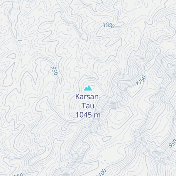 Map of Karsan-Tau