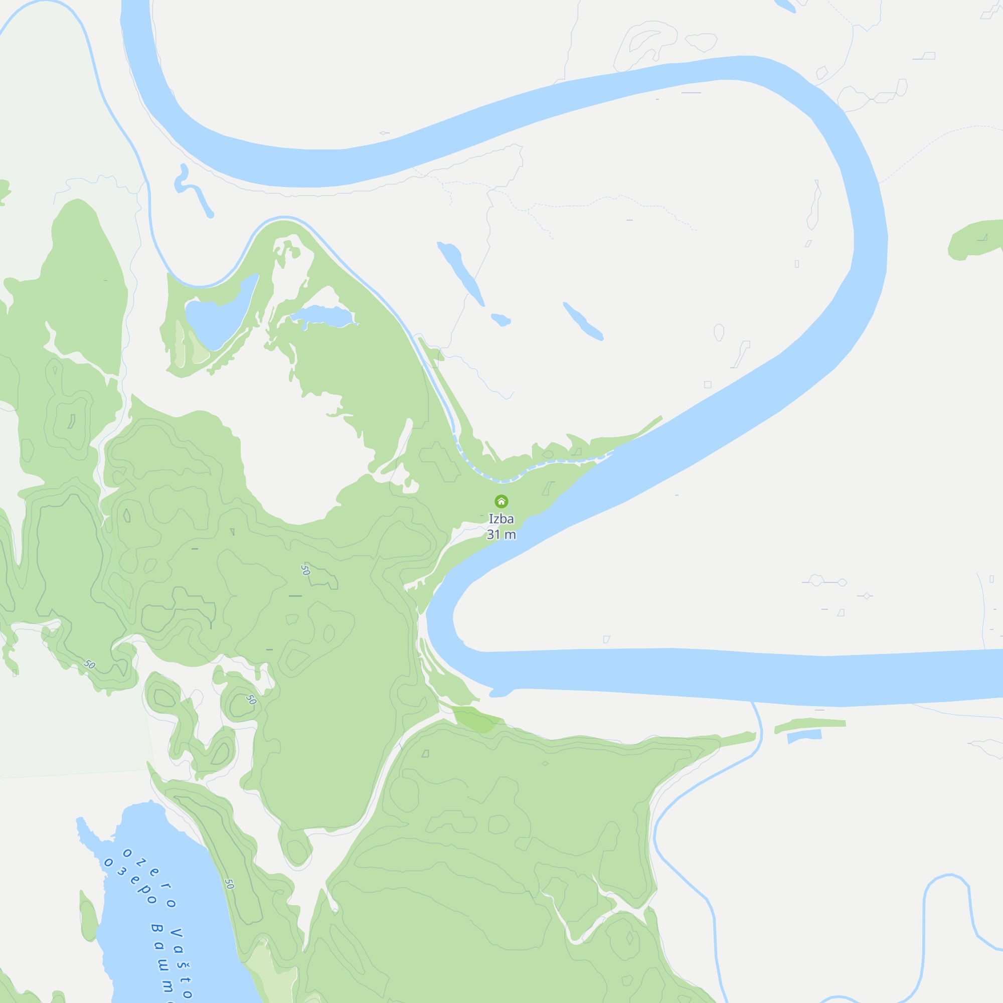 Izba map