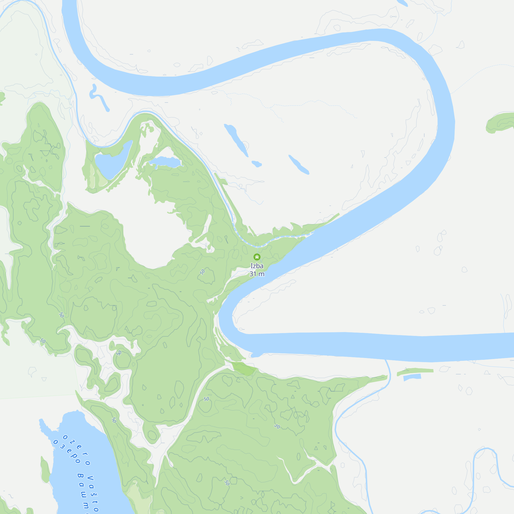 Izba map