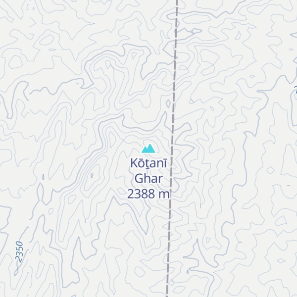 Map of Kōṯanī Ghar