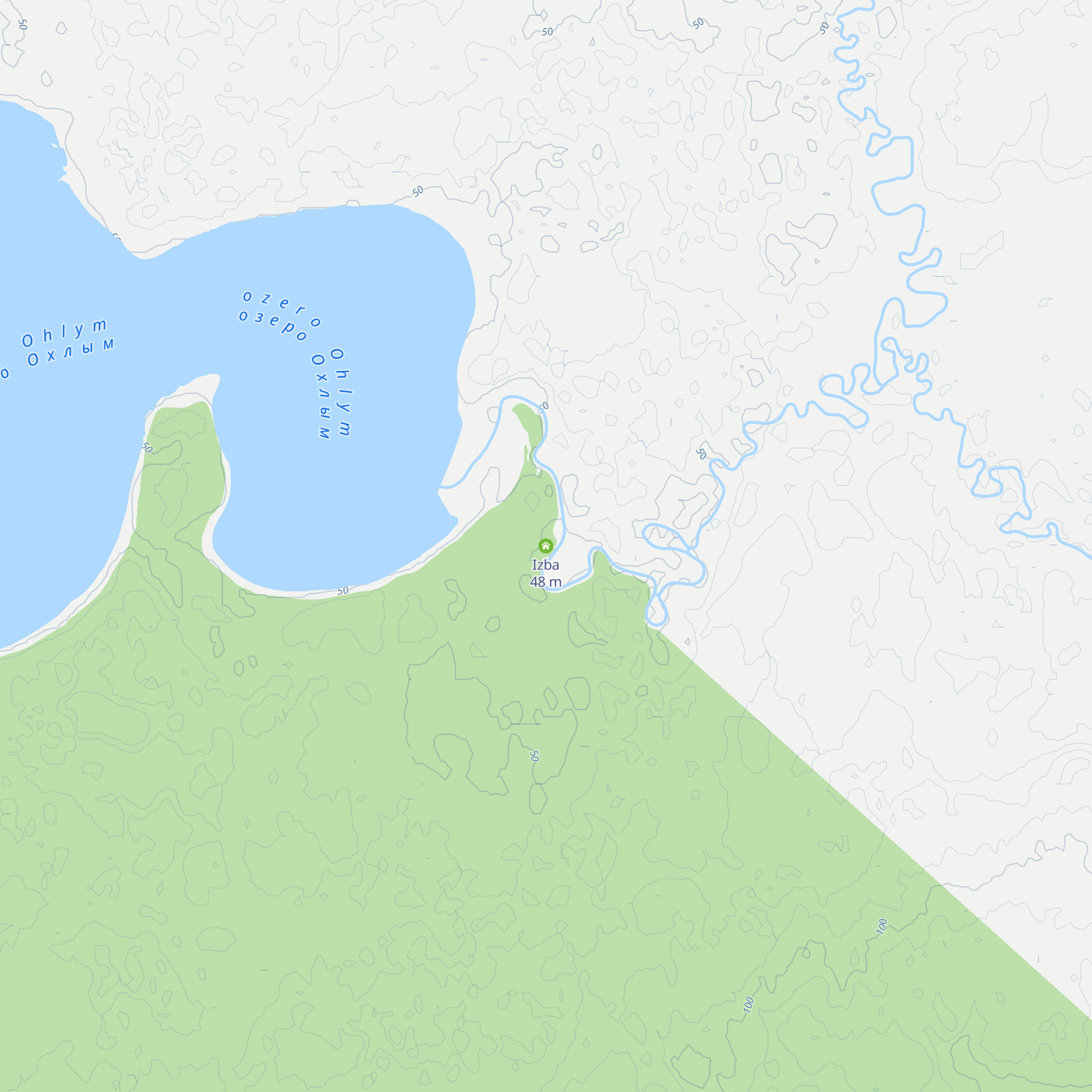 Izba map