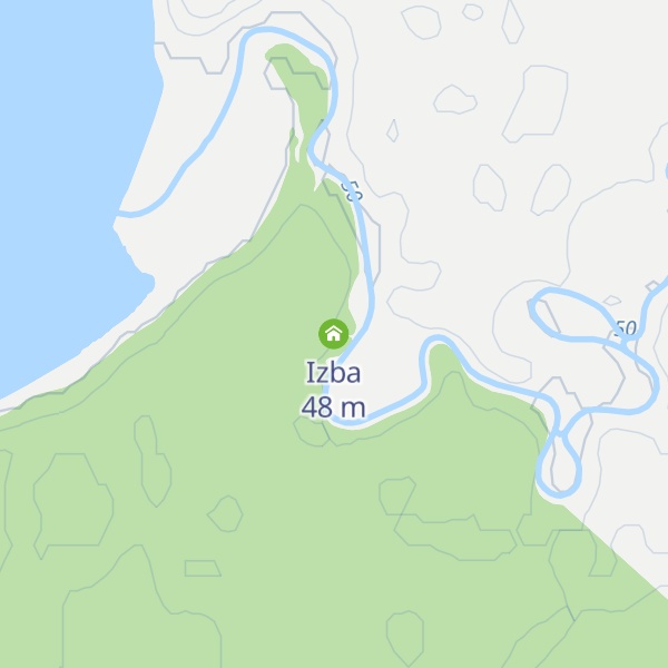 Map of Izba
