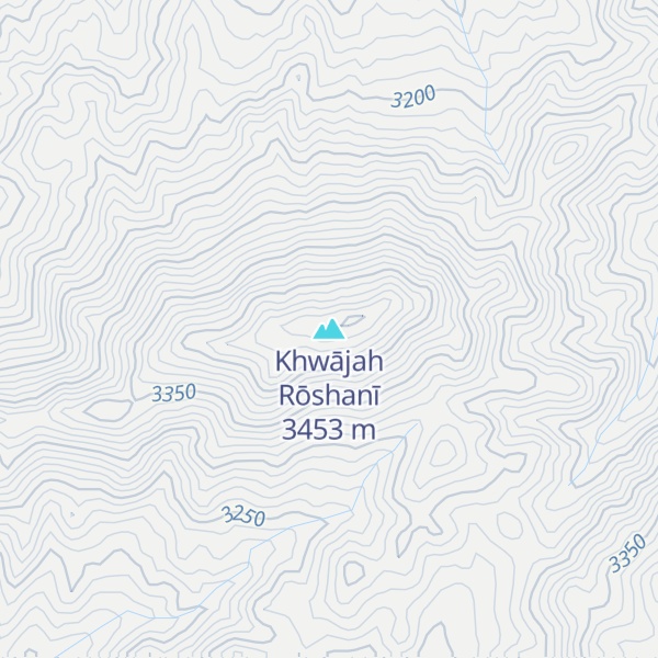 Map of Khwājah Rōshanī