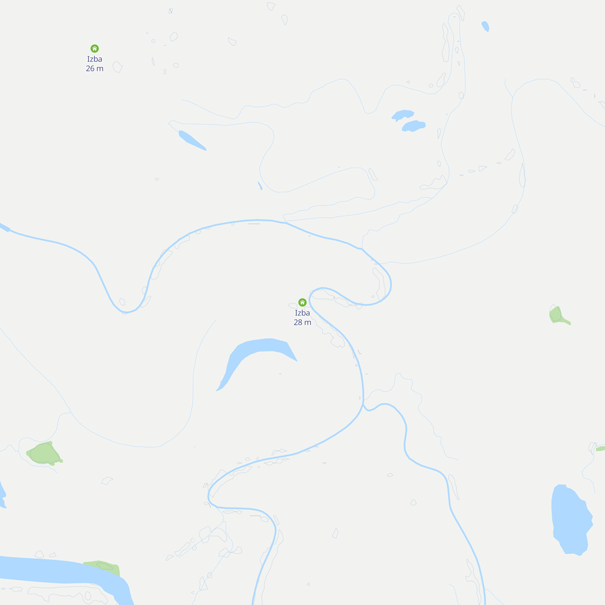 Izba map