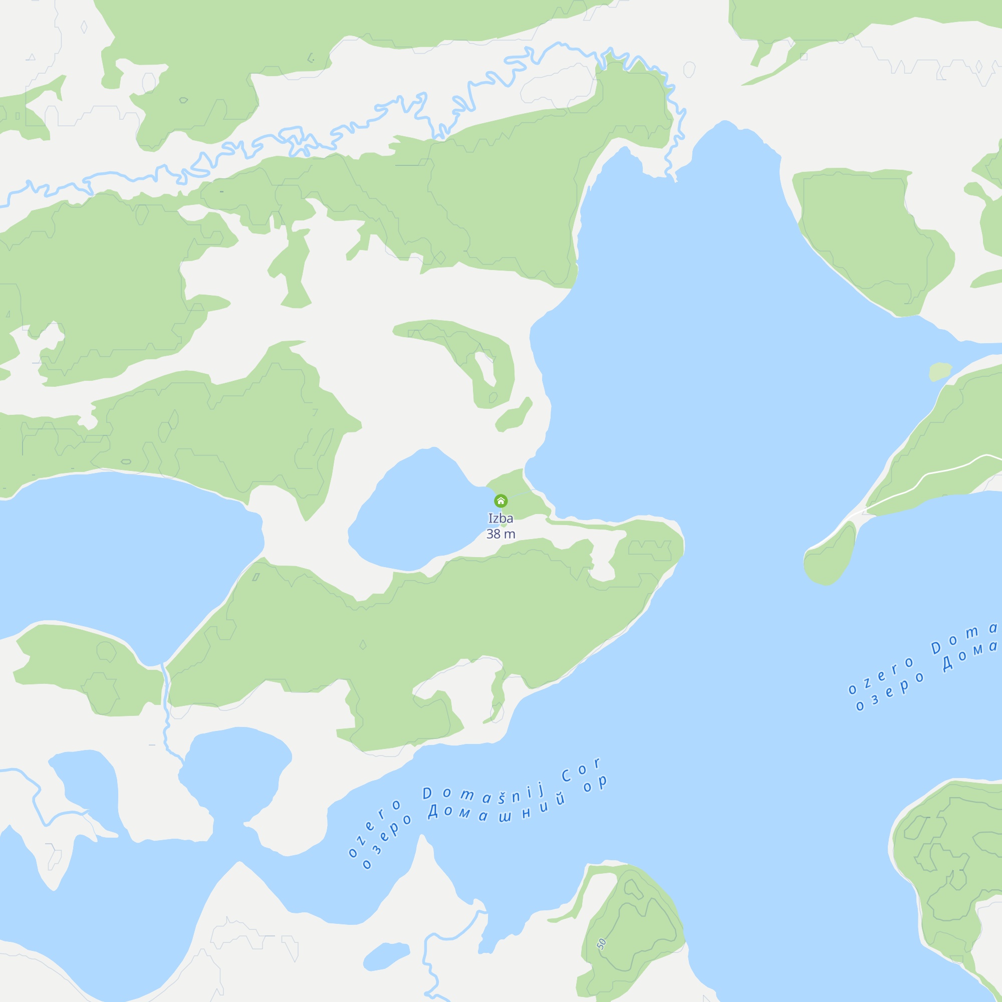 Izba map