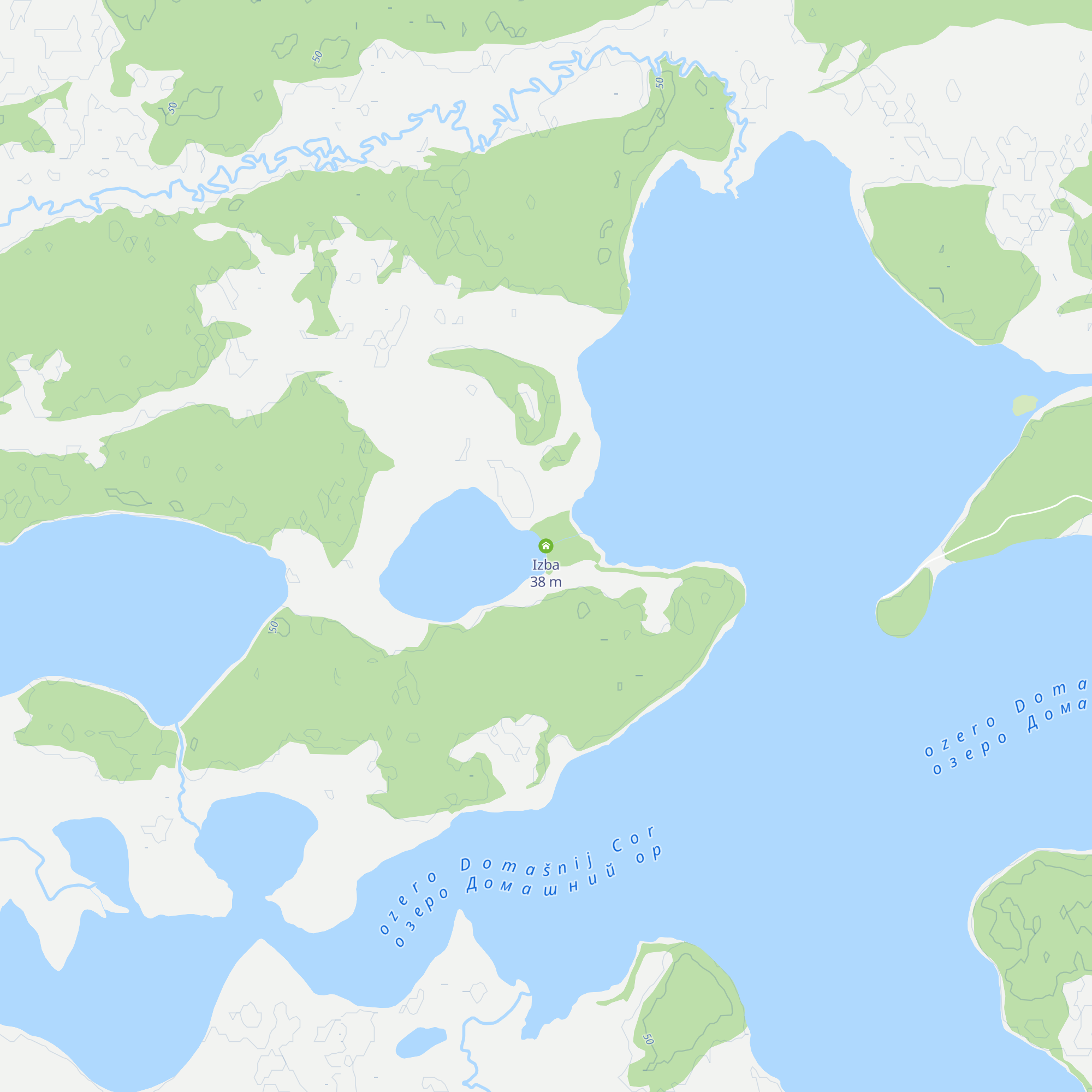 Izba map
