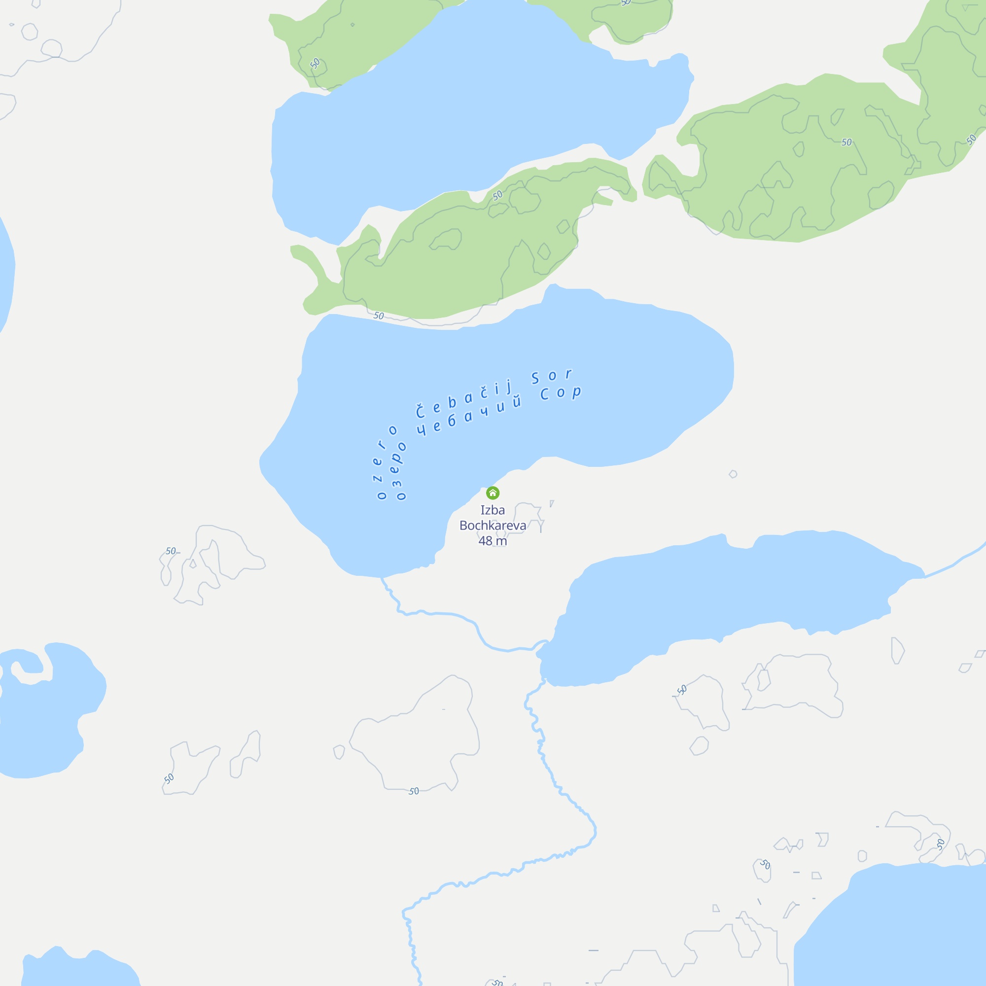 Izba Bochkareva map