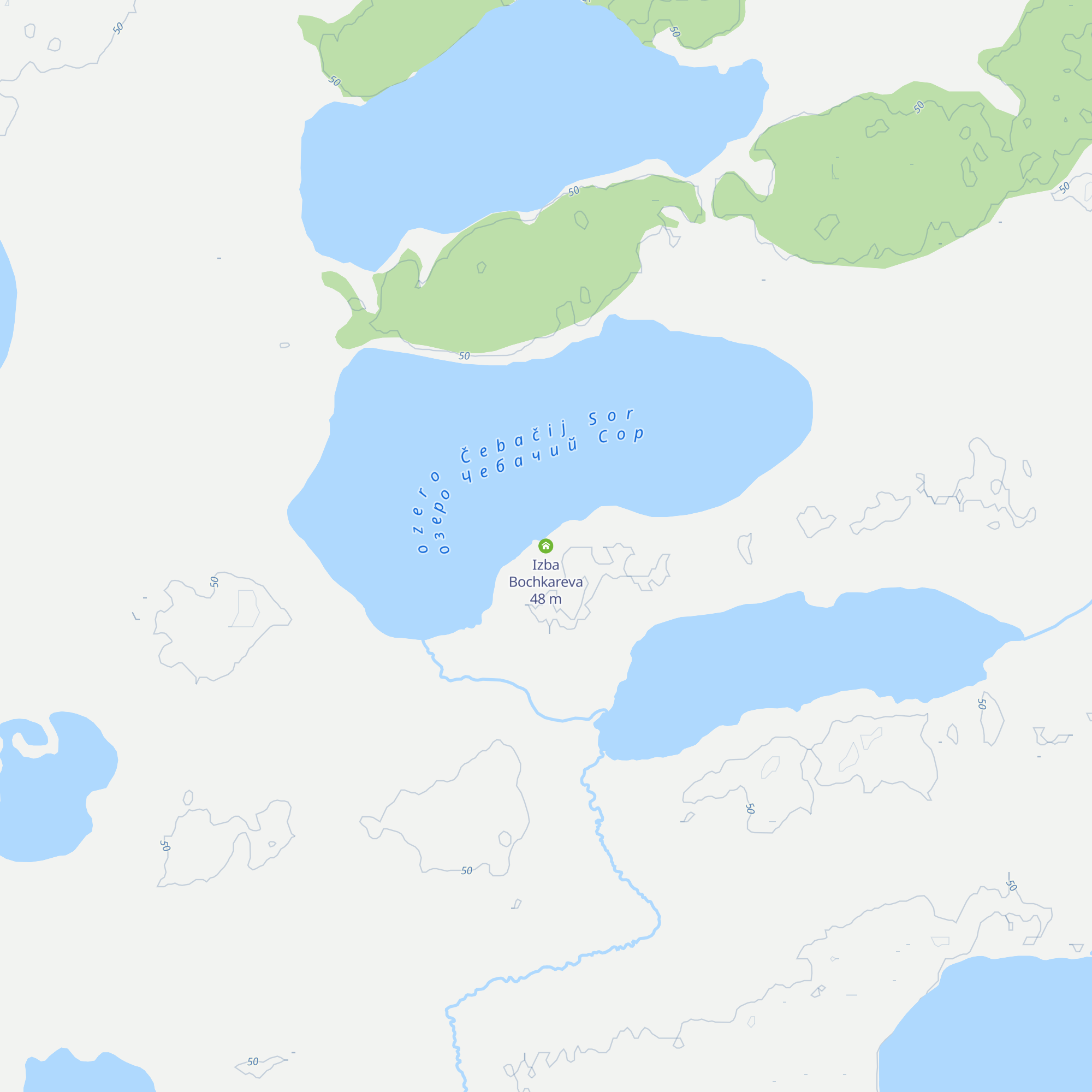 Izba Bochkareva map