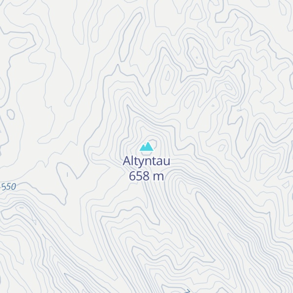 Map of Altyntau