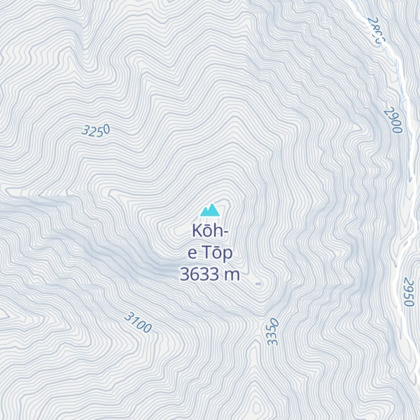 Map of Kōh-e Tōp