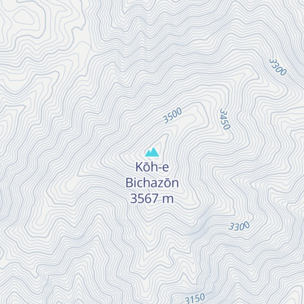 Map of Kōh-e Bichazōn