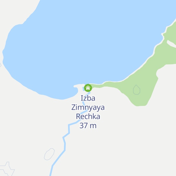 Map of Izba Zimnyaya Rechka