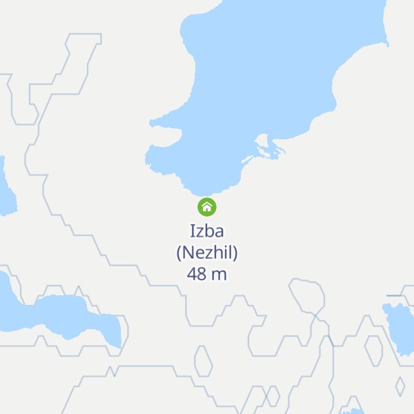 Map of Izba (Nezhil)