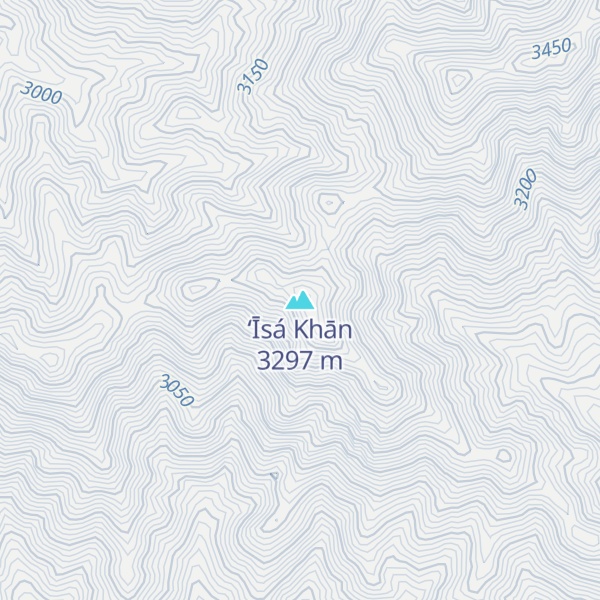 Map of ‘Īsá Khān