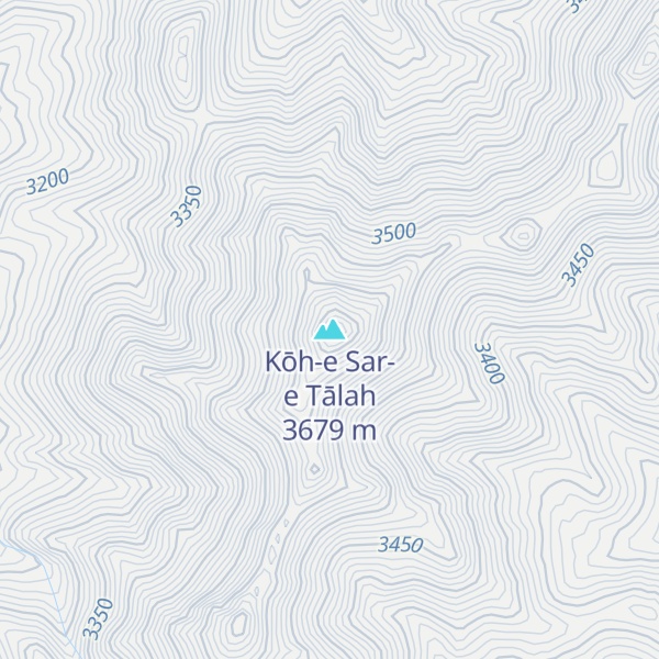 Map of Kōh-e Sar-e Tālah
