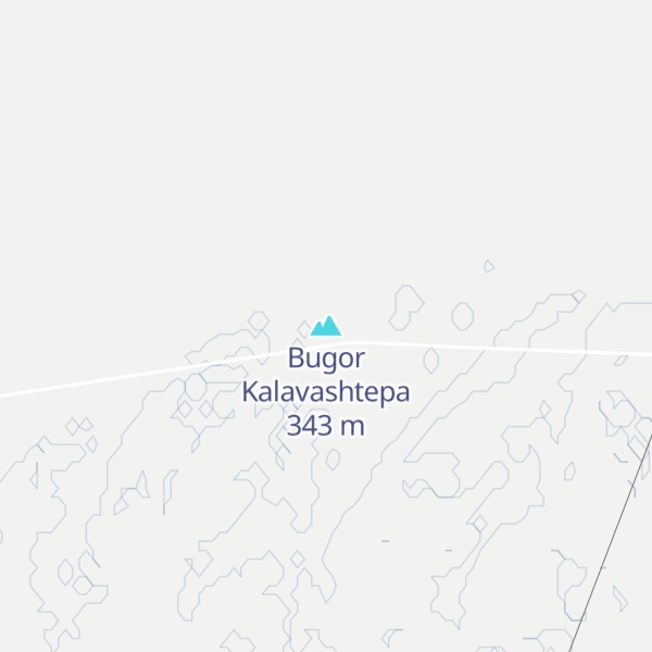 Map of Bugor Kalavashtepa