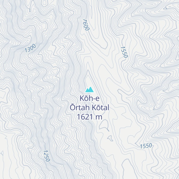 Map of Kōh-e Ōrtah Kōtal