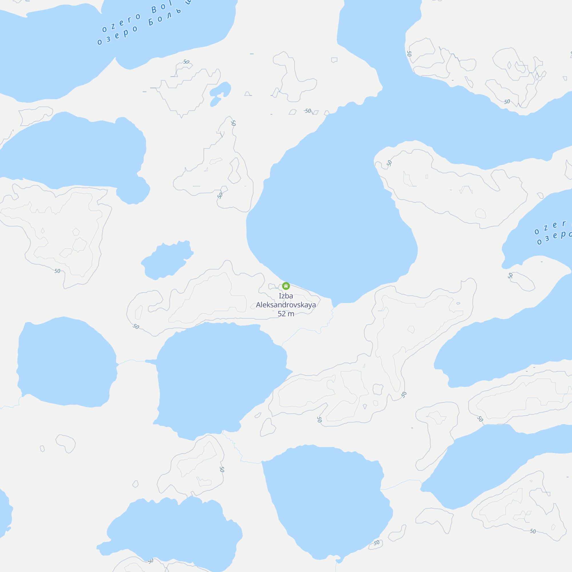 Izba Aleksandrovskaya map
