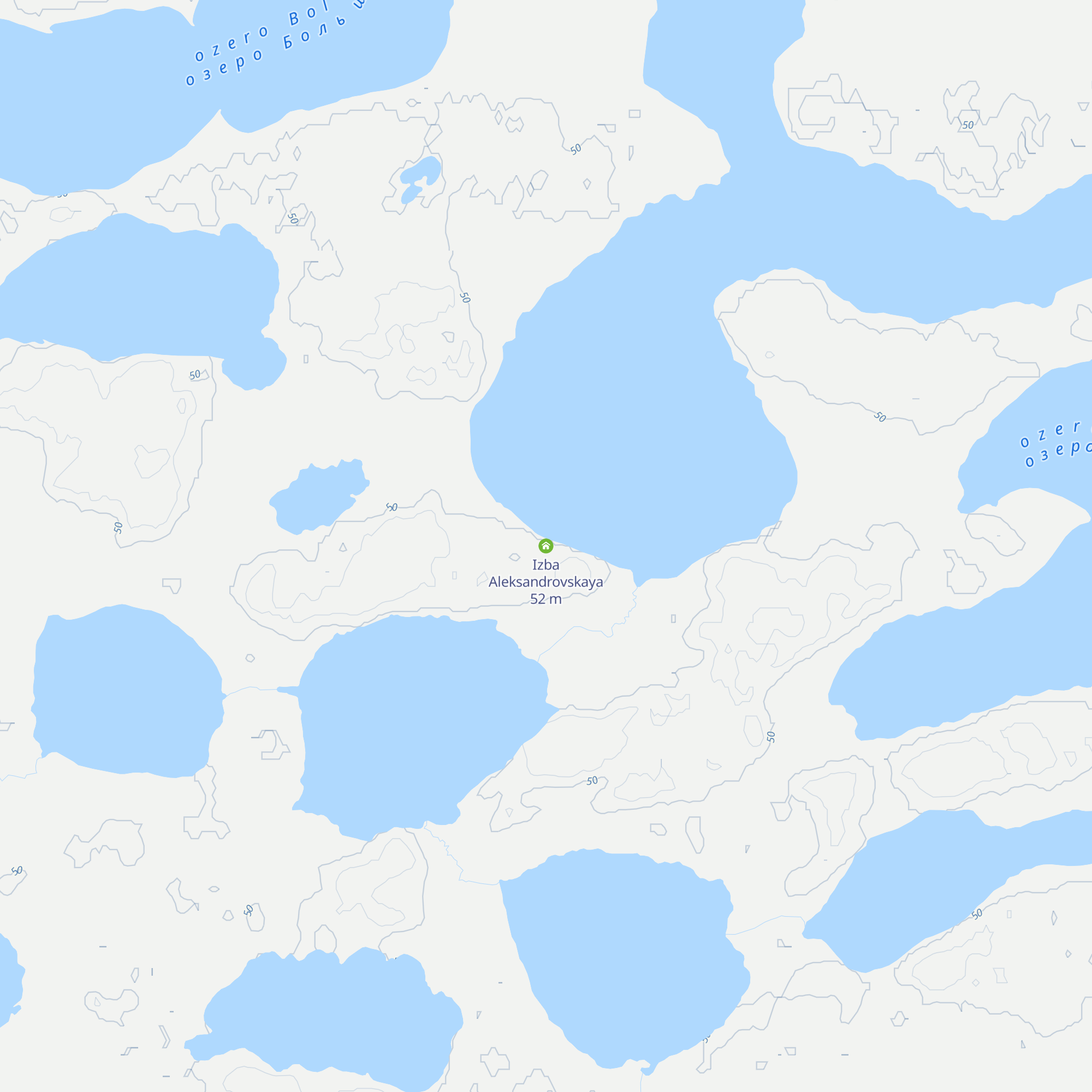 Izba Aleksandrovskaya map