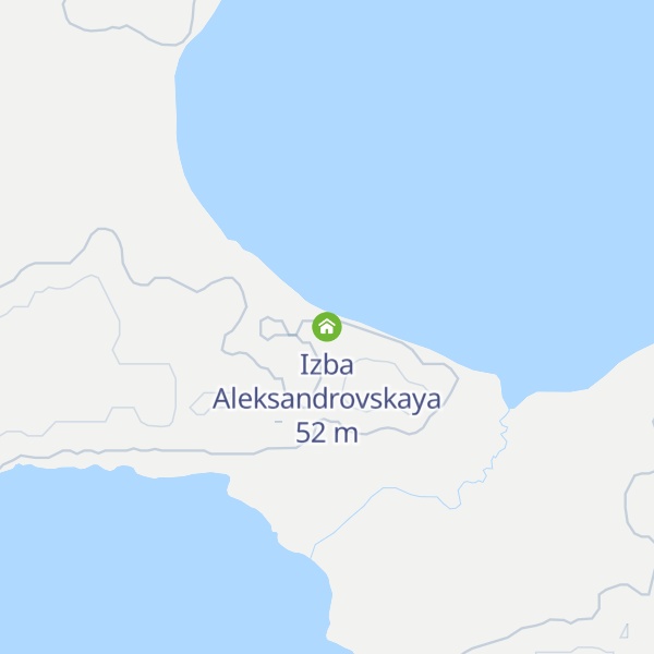 Map of Izba Aleksandrovskaya