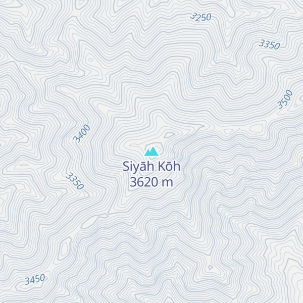 Map of Siyāh Kōh