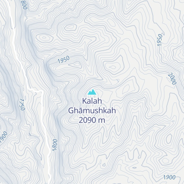 Map of Kalah Ghāmushkah