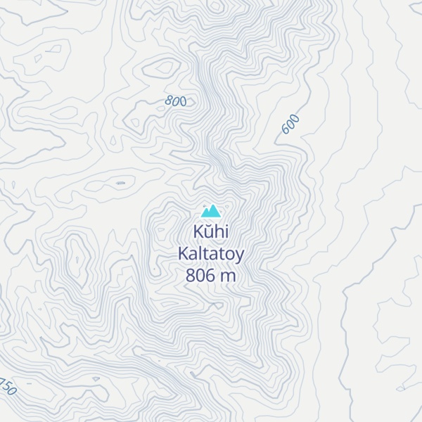 Map of Kŭhi Kaltatoy